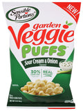 6-PACK OF SNACK VEGETABLE PUFFS, SOUR CREAM AND ONION