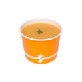 1000-PACK OF Container Takeout Karat 1,000 ct 16 oz Paper Food Containers | 112 mm | Orange