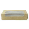 1-PACK OF BOX PAPER KRAFT LAMNATD WINDOW