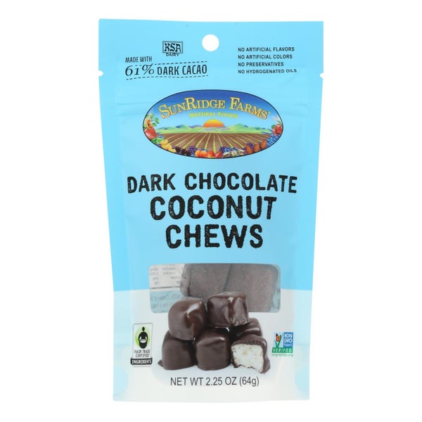 8-PACK OF CANDY CHOCOLATE COCONUT CHEWS