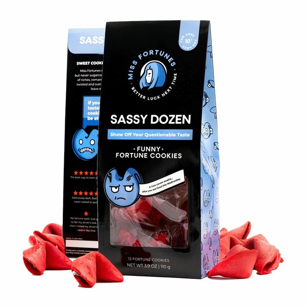 6-PACK OF Cookies Fortune The Sassy Dozen Fortune Miss Fortunes