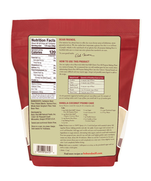 4-PACK OF FLOUR A/P BEAN/GRAIN GLTN FREE