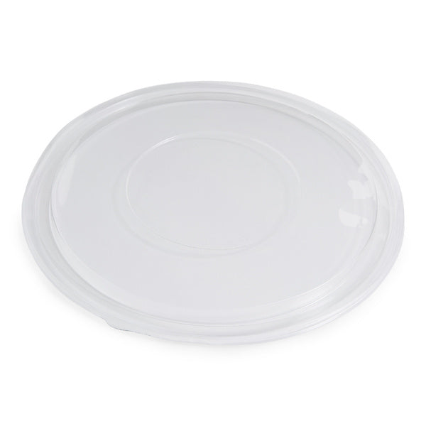 1-PACK OF LID PLAS CLR PET FLAT F/320 OZ