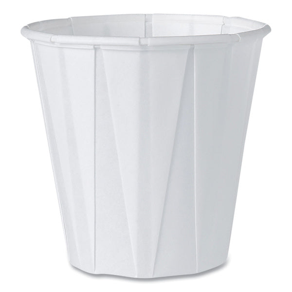 5000-PACK OF SOLO 450-2050 3.5 oz. Paper Portion Cups with ProPlanet Seal - White (100/Bag, 50 Bags/Carton)