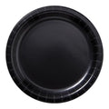 12-PACK OF PLATE PAPER BLK 9"