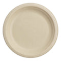 1000-PACK OF PLATE COMPOSTABLE World Centric 7" Fiber Round Plates | No PFAS | 1000 count