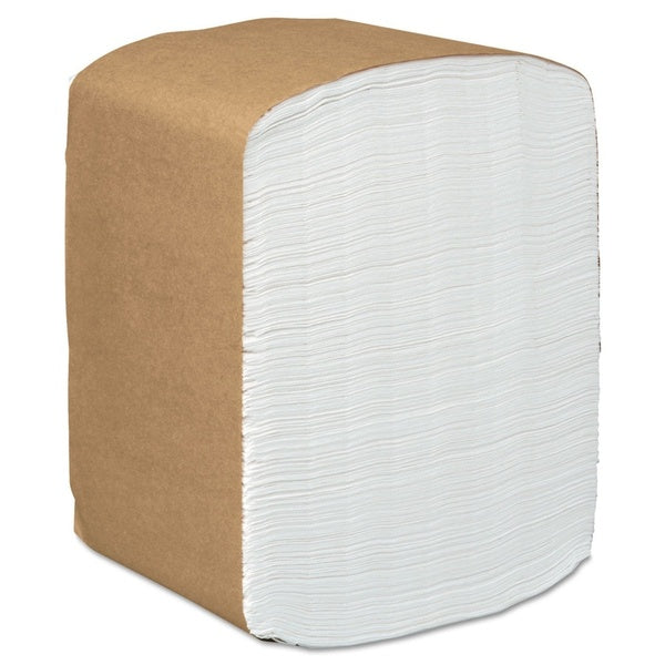 6000-PACK OF Napkin Tissue Scott KCC 98730 12" x 17" White 1-Ply Full-Fold Napkins - 6000 Count for Convenient Dining