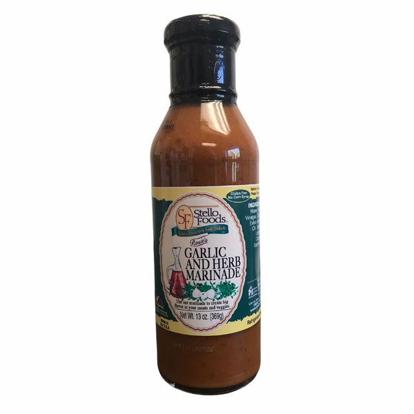 12-PACK OF Marinade Garlic & Herb Rosie's, Stello Foods