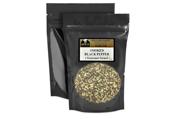 12-PACK OF Smoked Black Pepper ( Gourmet-Grind ) - 12 Pack of 10 oz. Bags