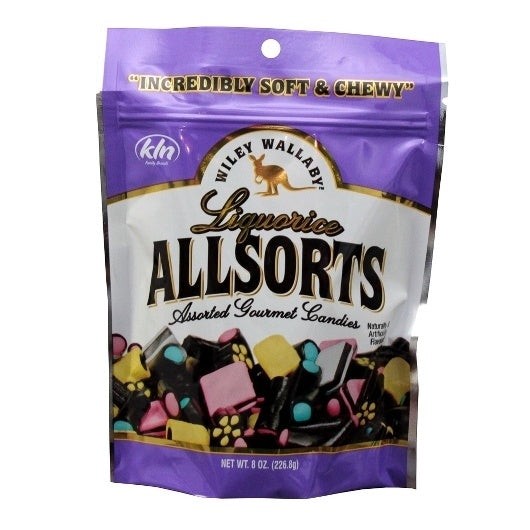 10-PACK OF Allsorts Licorice Wiley Wallaby, 10 - 8 Oz