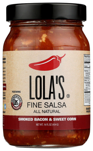 6-PACK OF SAUCE SALSA SMOKED BACON& SWEET CORN 16 OUNCE - CASE OF 6