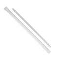2000-PACK OF Straw Wrapped Karat 2,000 ct Jumbo Straws | Individually Wrapped | Clear (0.2" x 7.75")