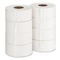 8-PACK OF Georgia Pacific Professional Jumbo Jr. Bath Tissue Rolls - 1000 ft 2-Ply White (8 Rolls per Carton) for High-Traffic Areas