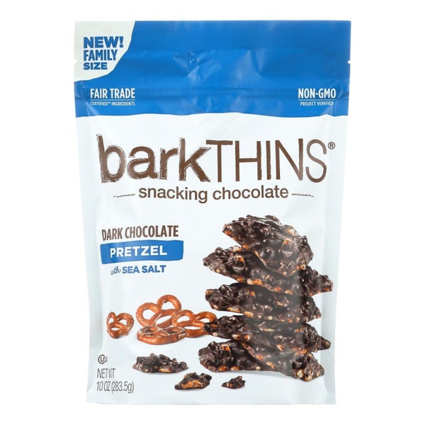 9-PACK OF CHOCOLATE DARK PRETZEL SEA SALT