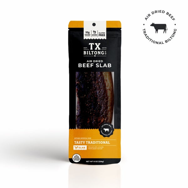 15-PACK OF Beef Biltong Slab Traditional