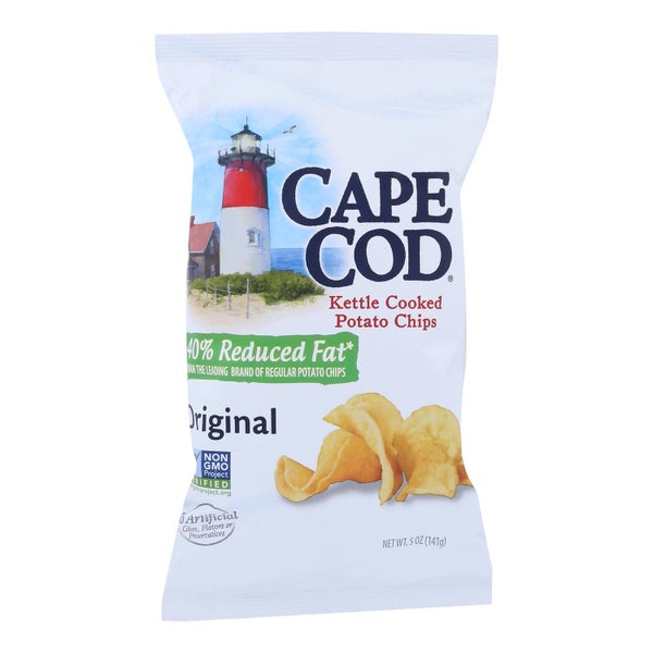 8-PACK OF Potato Chip Reduced Fat Cape Cod 5 oz