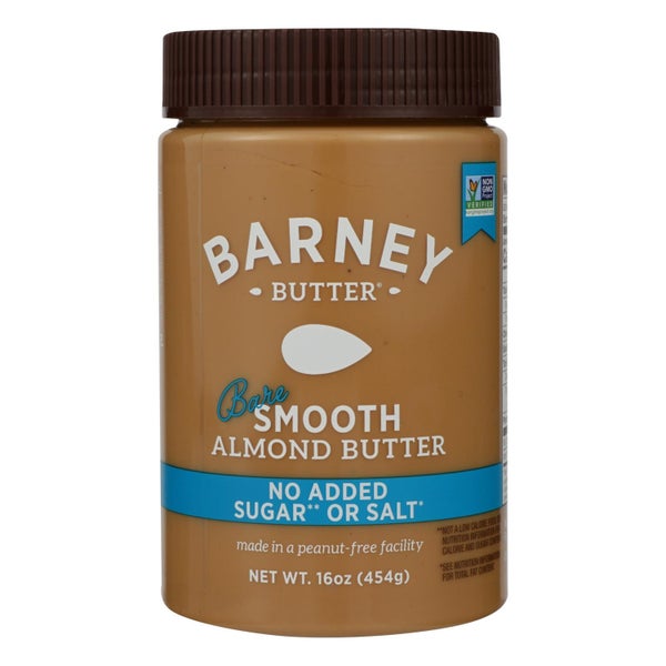 6-PACK OF Almond Butter Bare Smooth Barney Butter 16 oz