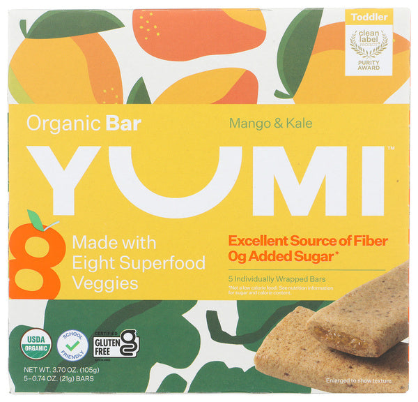 6-PACK OF Snack Bar Yumi 3.7 oz