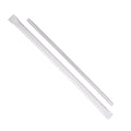 12000-PACK OF Straw Wrapped Karat 12,000 ct Straws | Clear | Individually Wrapped (0.2" x 7.75")