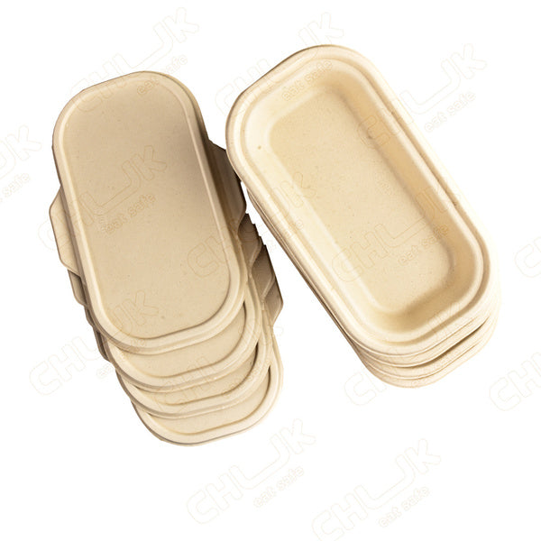 500-PACK OF Bowl 25 oz oval with Snap Lock, Natural,500 Count Case