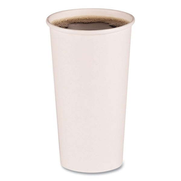 600-PACK OF Cup Paper Boardwalk 20 oz Disposable Paper Hot Cups - 12 Cups per Sleeve, 50 Sleeves per Carton - Perfect for Coffee, Tea, and More