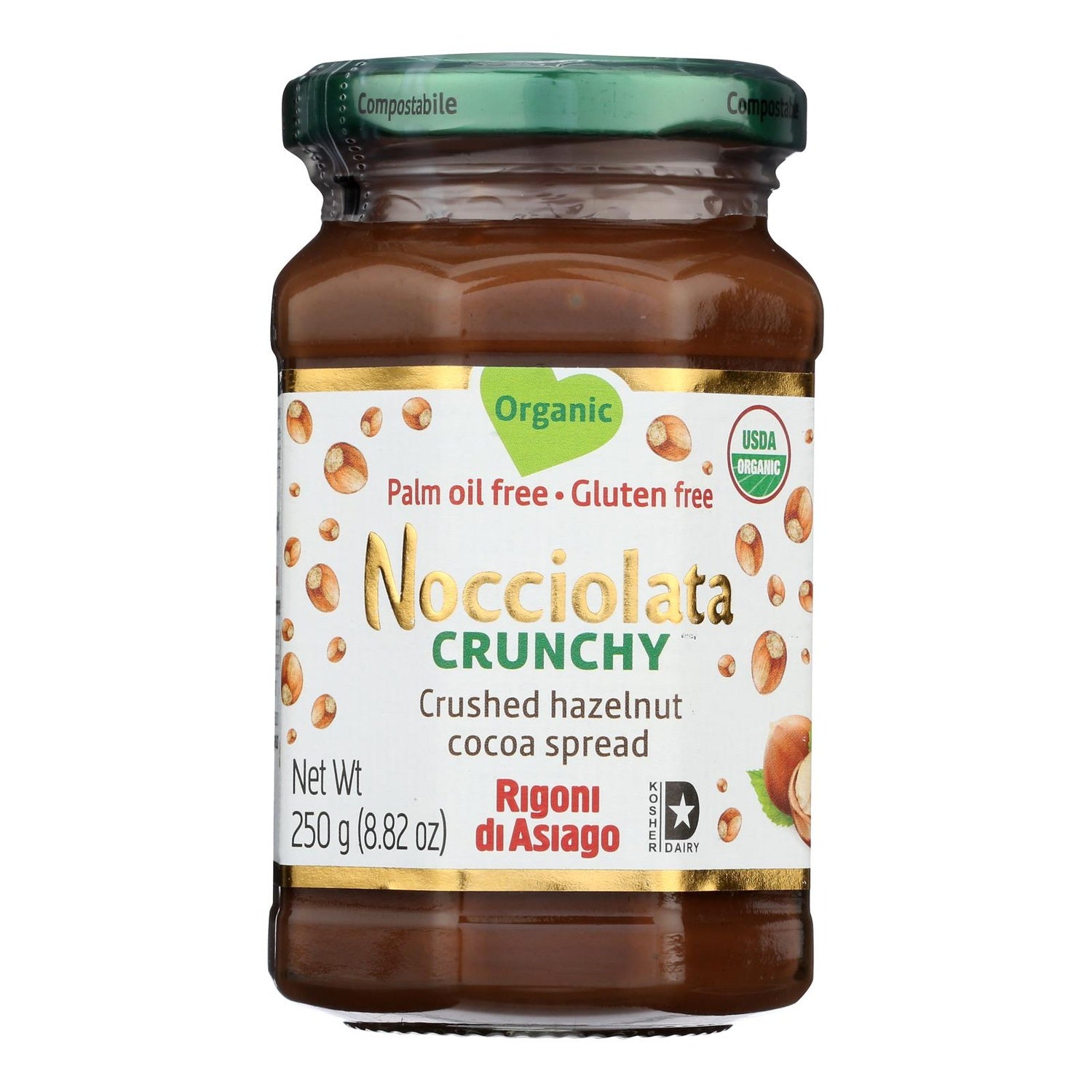 6-PACK OF SPREAD HAZELNUT CRUNCHY CRUSHED COCOA