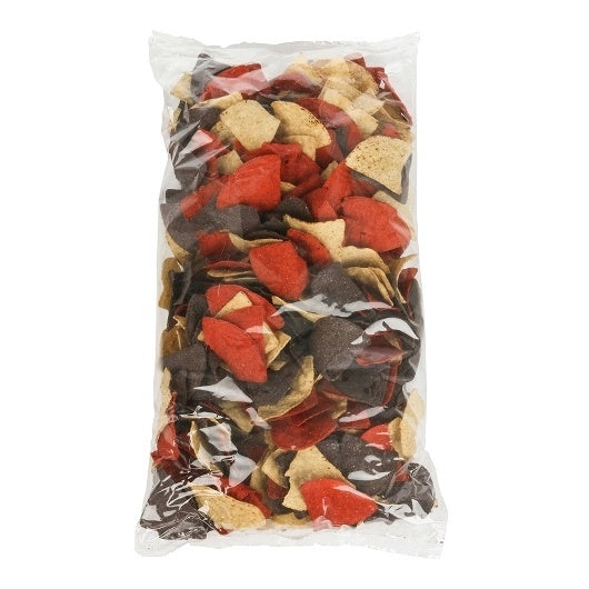 6-PACK OF Tri-Color Triangle Tortilla Chips Mission Foods, 6 - 2 LB