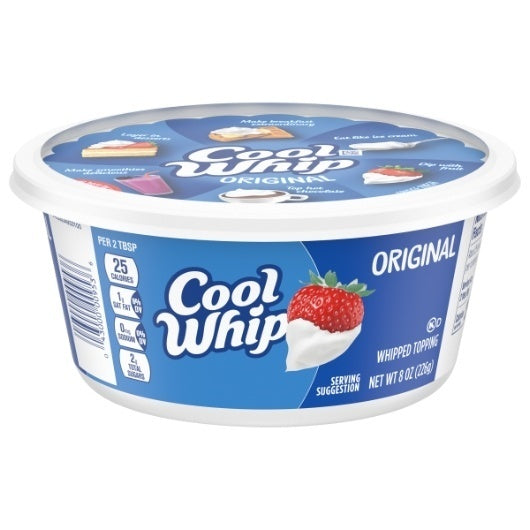 12- PACK OF Original Cool Whip, 12 - 8 Oz