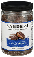 6-PACK OF CHOCOLATE MILK SEA SALT CARAMELS 18 OUNCE - CASE OF 6