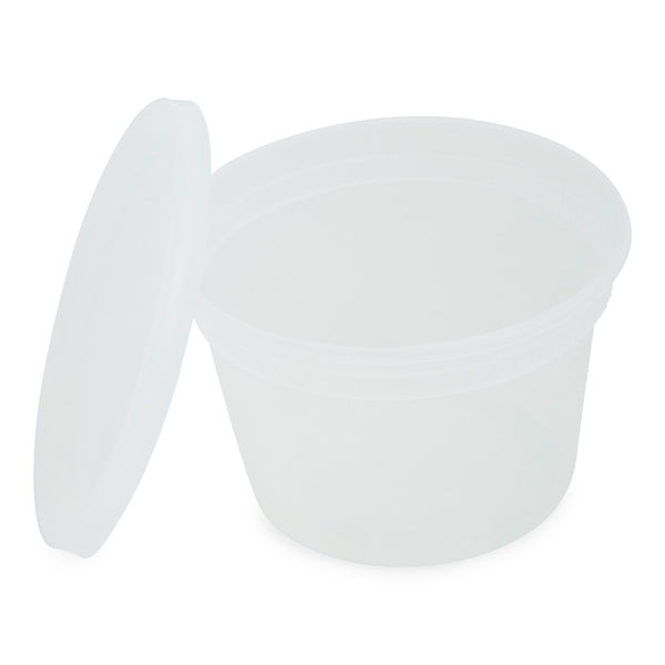 240-PACK OF CONTAINER PLAS DELI TRANS W/LD