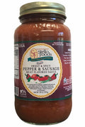 12-PACK OF Sauce Sweet and Spicy Pepper and Sausage Flavored Rosie's, Stello Foods