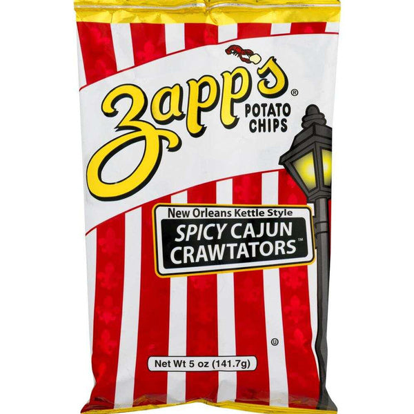 12-PACK OF Potato Chip Spicy Cajun Zapps 4.75 oz