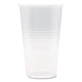 50-PACK OF Cup Plastic Boardwalk 20 oz Translucent Plastic Cold Cups - Clear - 50 Pack for Refreshing Beverages