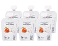 6-PACK OF Puree Peach Organic Oat White Leaf Provisions 90 gm
