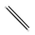 2500-PACK OF Straw Wrapped Karat 2,500 ct Giant Straws | Diagonally Cut | Individually Wrapped | Black (0.31" x 9")