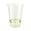 1000-PACK OF Cup Plad Eco-Friendly World Centric 20 oz PLA Plastic Cold Cups - Clear, 1000 Count, Compostable and Sustainable