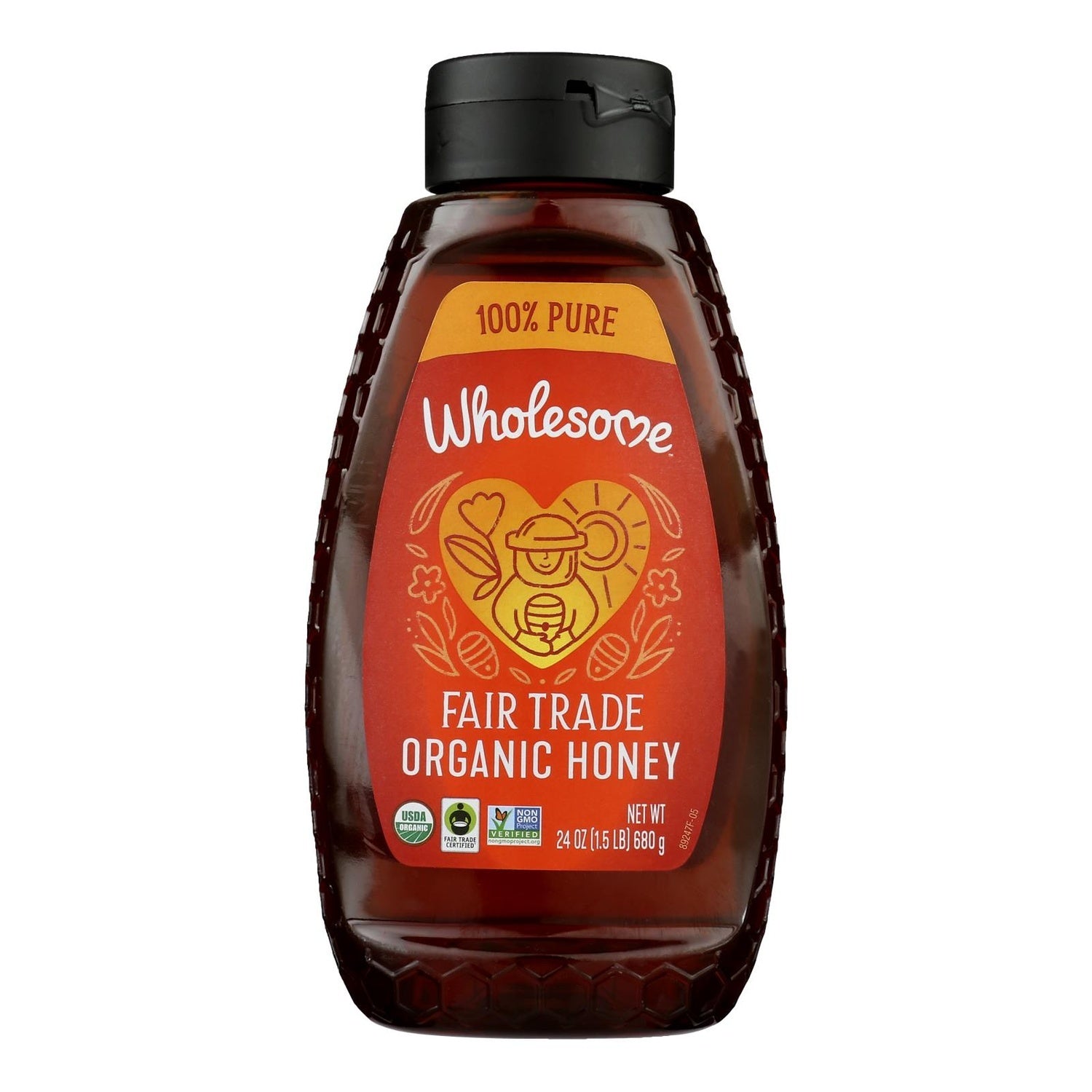 6-PACK OF HONEY PURE ORGANIC