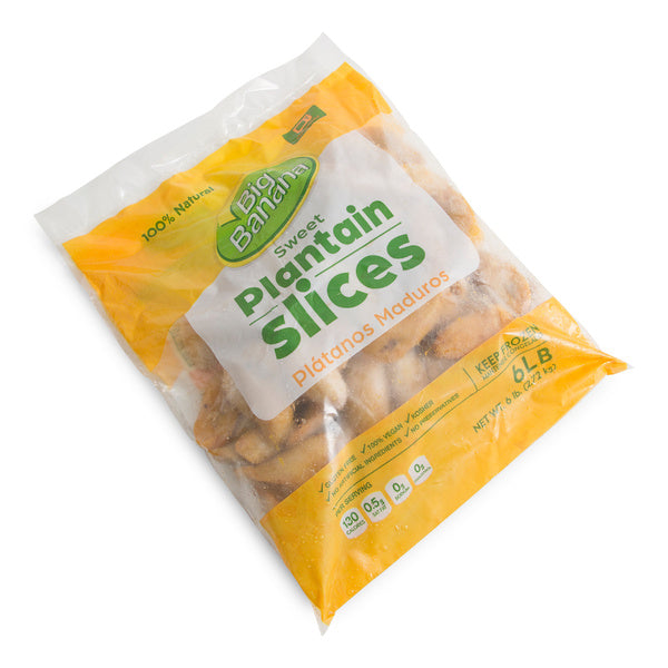 6LB-PACK OF BANANA PLANTAIN FRZN SWEET SLI