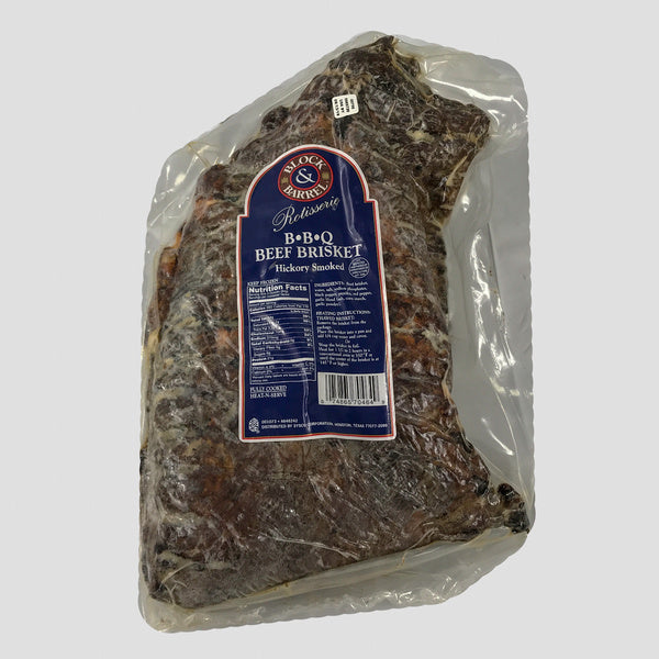 5#AVG-PACK OF BEEF BRISKET SMK WHL HCKRY