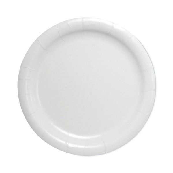 500-PACK OF Plate Paper SOLO HP9S-2050 Eco-Friendly 9-Inch White Clay-Coated Paper Dinner Plates - 500 Count