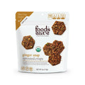 6-PACK OF Sprouted Crisps Ginger Snap, Foods Alive