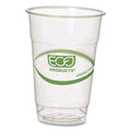 1000-PACK OF Cup Cold Eco-Products GreenStripe 10 oz Compostable Plastic Cold Cups - Clear (1000 Count) for Sustainable Drinking Solutions