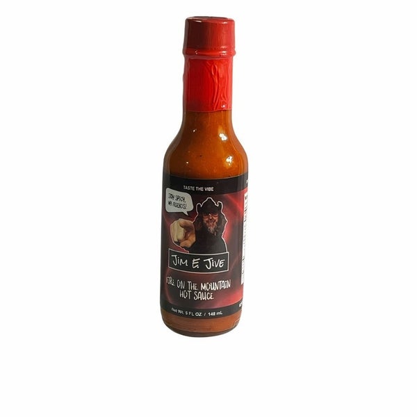 12-PACK OF Sauce Hot, Fire on the Mountain, Jim E Jive Hot Sauce