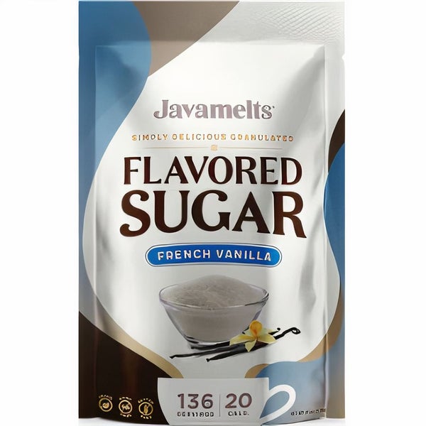 12-PACK OF Sugar French Vanilla Flavored Javamelts