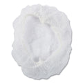 1000-PACK OF AmerCareRoyal RP110NWP 21 in. Pleated Polypropylene Latex-Free Operating Room Cap - White (1000/Carton)