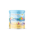 6-PACK OF Popcorn Caramel Beach Tin, Fisher’s Popcorn