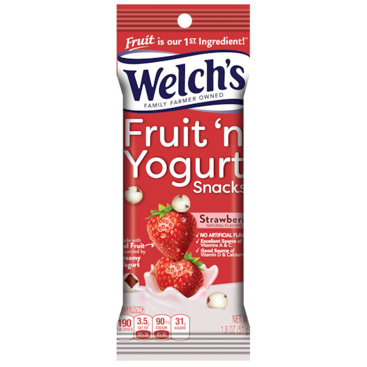 40-PACK OF Fruit & Yogurt Strawberry Welch'S, 4 - 10 - 1.8 Oz