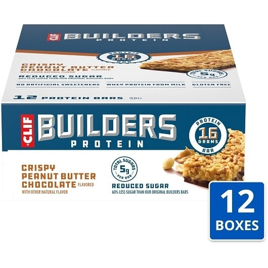 144-PACK OF Peanut Butter Chocolate Protein Crisp Builders, 12 - 12 - 1.97 Oz