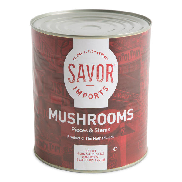 6-PACK OF MUSHROOM STEM & PCS