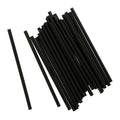 50-PACK OF STRAW PLAS BLK JMBO 5.75 UNWRP